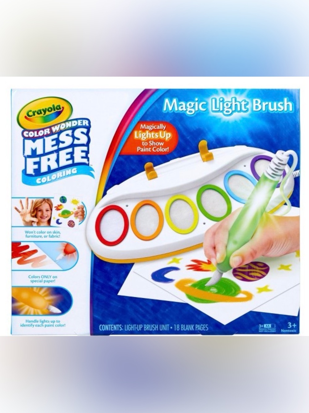 Crayola Color Wonder Mess Free Magic Light Brush Set NEW Sealed Ages 3+